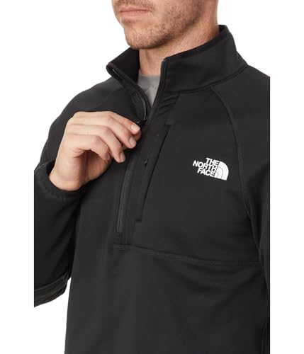 THE NORTH FACE MEN'S CANYONLANDS ½ ZIP PULLOVER PFAS FREE TNF BLACK-NPF L - Like New