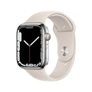 APPLE WATCH 7 GPS + CELL 45MM SILVER STAINLESS STEEL STARLIGHT - Scratch & Dent