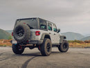 RockTrix RT105 17" Wheel Compatible with Jeep Wrangler JK JL 17x9 5x5 - Black - Like New
