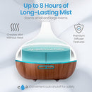 GENERIC ULTIMATE ESSENTIAL OIL DIFFUSER & OILS MODERN TIMER AMBIENT LIGHT - Like New