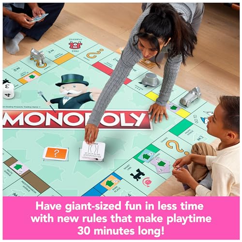 Spin Master Games, Monopoly Giant Edition, Indoor & Outdoor Games - Brand New