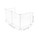 HOMSFOU SNEEZE GUARD FOR DESK DIVIDER SCREEN PORTABLE CSKIP09208L14LB456PUDT - Like New
