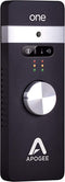 Apogee One ipad iphone Mac 2 IN X 2 OUT Audio Interface HC172ZM - Black Like New