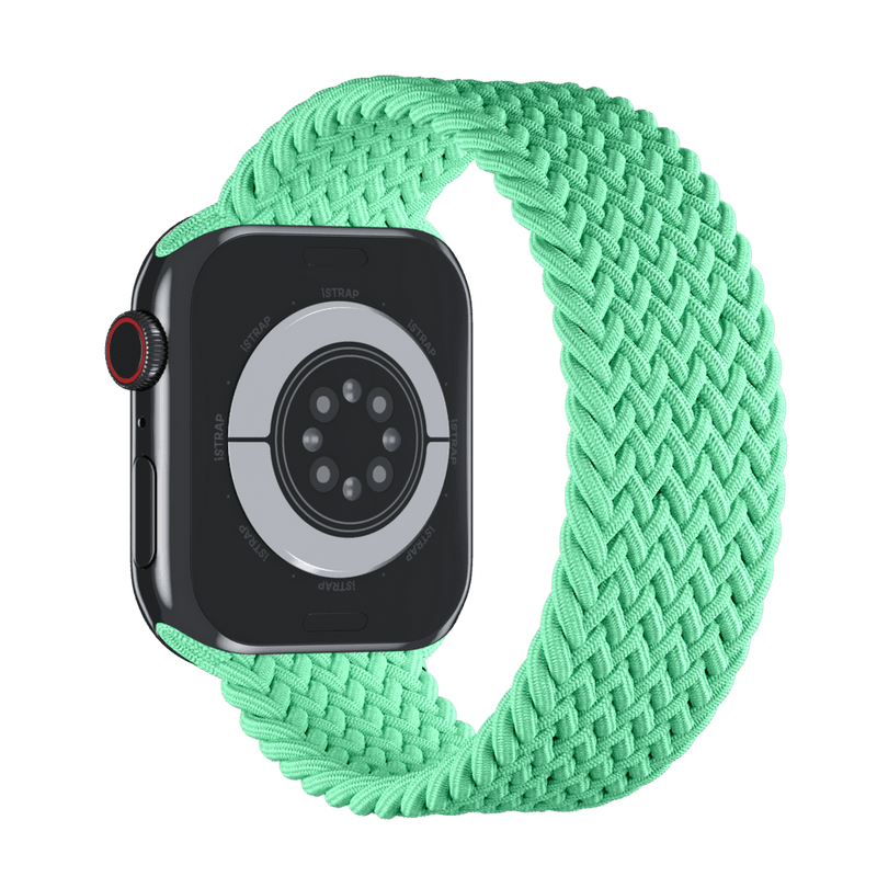 APPLE WATCH BAND BRAIDED SOLO LOOP 41MM SIZE 8 - BRIGHT GREEN - Like New