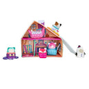 Squishville by Original Squishmallows Ski Chalet - Includes Four 2-Inch Skis - Like New
