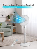 BLACK+DECKER 16" Stand Fan with Pedestal Base HEIGHT ADJUSTABLE PEDESTAL FAN - Like New