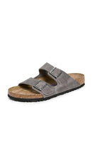 BIRKENSTOCK UNISEX ARIZONA SOFT FOOTBED SANDAL - SIZE: MEN 12 WOMEN 13.5 - Like New