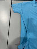 PACIFIC POLO CLUB SHORT SLEEVES POLO - SIZE: MEN XL - CYAN BLUE - Brand New