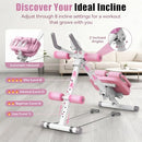 EPHESPORT AB MACHINE CRUNCH SIT-UP CORE TRAINER ADJUSTABLE BACK SUPPORT PINK - Like New