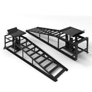 LOCKIETTA 2 PCS Hydraulic Car Ramp 11065LBS 5T Heavy Duty Car Ramps Black - Brand New