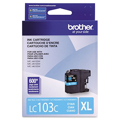 Brother LC-103C DCP-J132 J152 J171 J4110 J552 J752 MFC-J245 J285 J4310 Ink - Brand New