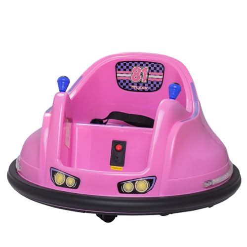 FLYBAR FUNPARK 6V BUMPER CAR FOR TODDLERS - LARGE, FB21499BP - PINK/PURPLE - Like New