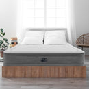 Intex 18" Inflatable Elevated Comfort Airbed Built-In Pump King Open Box - Brand New