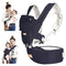 FRUITEAM Baby Carrier 6-in-1 Waist Stool Hip Seat Breastfeeding One Size - Navy Like New