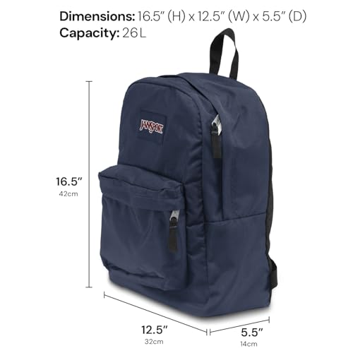 JanSport SuperBreak One Backpacks - Durable, Lightweight Bag with 1 Main - Like New