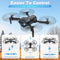 RADCLO MINI DRONE WITH CAMERA - 1080P HD FPV FOLDABLE CARRYING CASE - BLACK - Like New