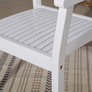 Bradley Outdoor Wood Garden Stacking Armchair 2 Pack B07BFKSJ81 - Natural - Brand New
