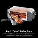 Ninja Foodi 2-IN-1 Compact Toaster Oven ST101 - Stainless Steel Like New