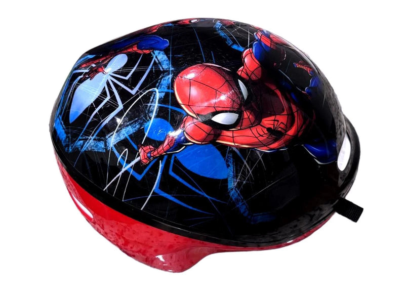 MARVEL SPIDER-MAN KIDS HELMET - SIZE 48-52 CM - RED - Scratch & Dent