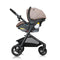 Evenflo Pivot Modular Travel System LiteMax Infant Car Seat TS100412477 - Tan - Like New