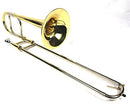 Moz Eb Alto Trombone w/Case and Mouthpiece- Gold Lacquer Finish - Like New