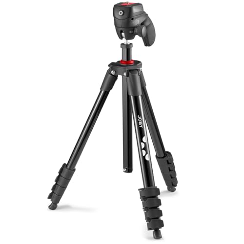 JOBY COMPACT ACTION FULL SIZE TRIPOD - BLACK - Like New