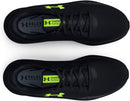 3024878 Under Armour Men's Charged Pursuit 3 Running Shoe Black/Lime Surge 7.5 - Like New
