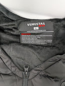 VENUSTAS HEATED VEST JACKET HOODED PUFFER 7.4V - SIZE: WOMEN L - BLACK - Like New