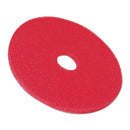 3M 5100 BUFFER FLOOR PADS, 20" DIAMETER, RED, BOX OF 5 - RED - Brand New