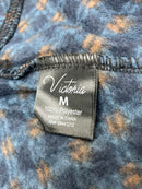 THEAMA TEK COLLECTION MEN'S SOFT FLEECE PAJAMA PANT - SIZE: M - BROWN/BLUE - Brand New