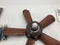 HIPAPPY 17" SOCKET FAN LIGHT WITH REMOTE AND 2 SOCKET EXTENDERS - BROWN - Like New