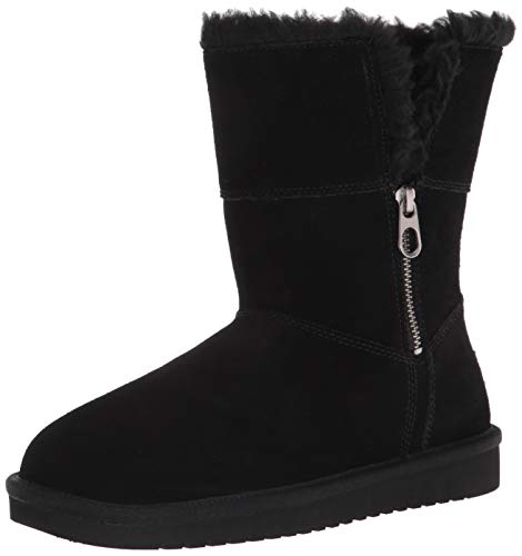 KOOLABURRA BY UGG ARIBEL WOMEN'S SUEDE WINTER BOOTS - SIZE WOMEN 10 - BLACK - Like New