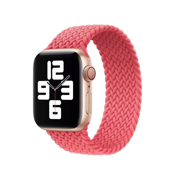 APPLE WATCH BRAIDED SOLO LOOP 44MM - SIZE 7 - PINK PUNCH - Brand New
