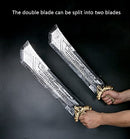 damdos Cosplay Thanos Sword 42.5" Double Edged Sword PU Foam Birthday Gifts - Like New