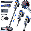 QIKCLN 450W 45KPA CORDLESS VACUUM CLEANER, LIGHTWEIGHT STICK, VC07 - GRAY - Like New