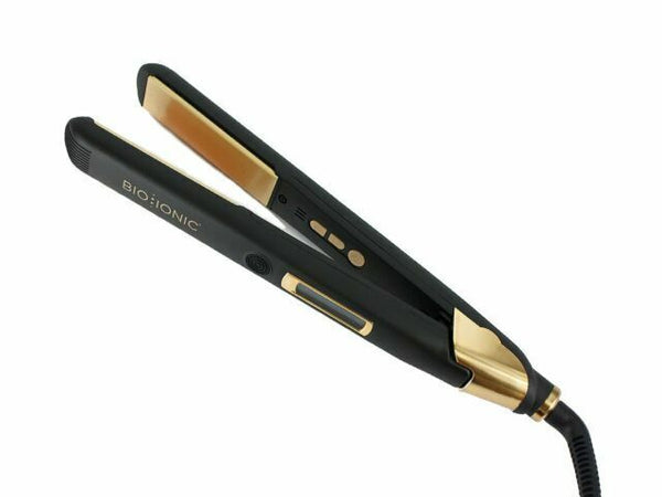BIO IONIC GOLDPRO SMOOTHING AND STYLING IRON WITH LED DISPLAY - GOLD/BLACK - Like New