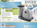 INTEX 28635EG C1500 Krystal Clear Cartridge Filter Pump Above Ground Pools Gray - Like New