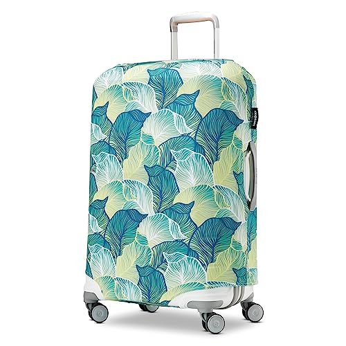 91247-9910 SAMSONITE PRINTED LUGGAGE COVER, LEAF PRINT, EXTRA LARGE - Like New