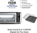 Ninja Foodi SP101/FT102CO Air Fryer XL Capacity - Stainless Steel Finish Like New