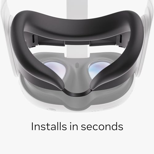 META QUEST 3 SILICONE FACIAL INTERFACE- BLACK - Like New