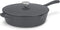 Cuisinart 12" Chicken Fryer Cast Iron - Dark Gray Like New