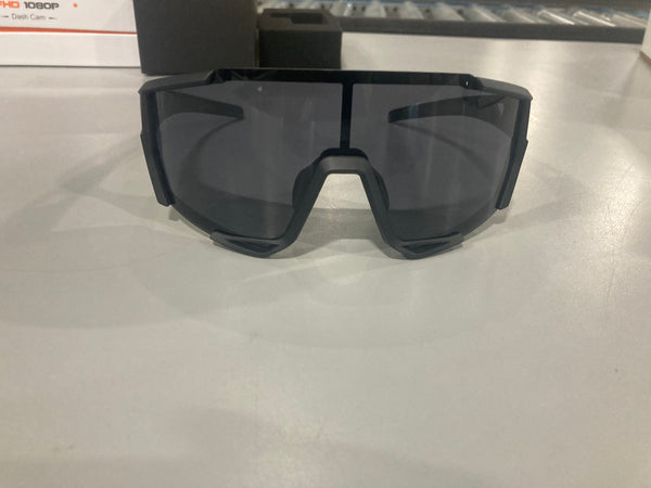 GENERIC UV400 POLARIZED SPORTS GLASSES BLACK LY896-C7 - BLACK - Like New