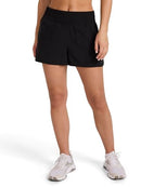 REEBOK WOMEN'S SPRINTER ZIP RUNNING 3” SHORT - BLACK - SIZE: WOMEN L - Brand New