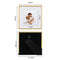 BOWENTURBO SQUARE METAL PICTURE FRAME FOR WALL TABLE TOP THIN EDGE (6X6) - GOLD - Brand New