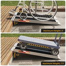 ORFORD PORTABLE WHEELCHAIR RAMP 3FT ALUMINUM HANDICAP RAMPS D10705217 - BLACK - Like New