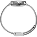 TIMEX WOMEN'S EASY READER WATCH - SILVER/WHITE - Like New