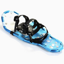 GENERIC WINTER ANTI SLIP WALKING STICK SNOWSHOES SIZE 30" X 30" X 8", BLUE/WHITE - Like New