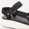 1008844 Teva Women's Flatform Universal Platform Sandal Black/Tan 10 Like New