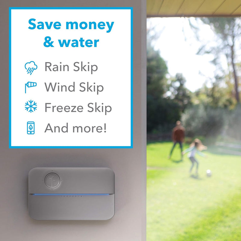 Rachio 8ZULWC-L R3e Generation: Smart, 8 Zone Sprinkler Controller - GRAY - Like New