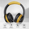 VIBEADIO Active Noise Cancelling Headphones Bluetooth Wireless - Medium Yellow Like New